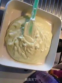 Make Stained green cake step 11