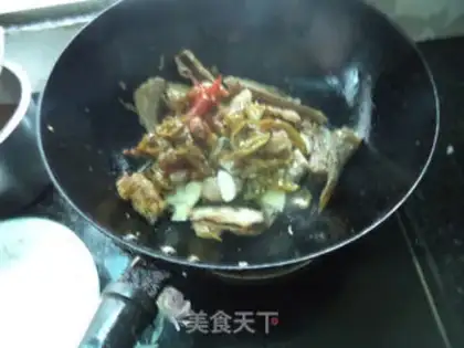 Make Spicy garlic step 4
