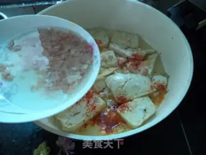 Make Shrimp tofu step 8
