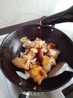 Make Red burning pig hoof step 8