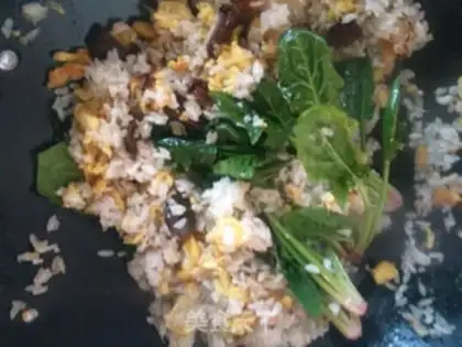 Make Egg fried rice step 7