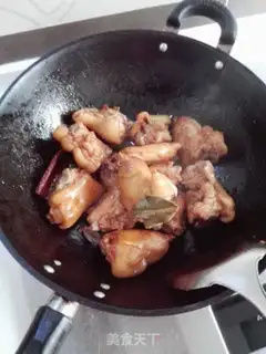 Make Red burning pig hoof step 9