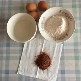 Make Coco cream fruit cake step 0