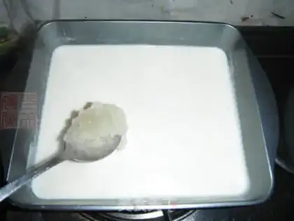 Make Cranberry milk pudding step 3