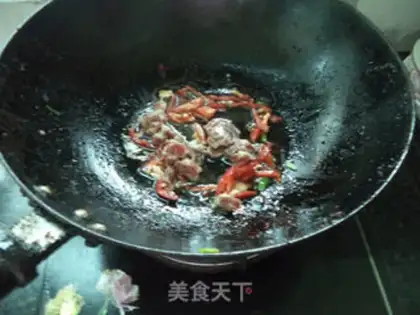 Make Scrambled mushrooms and swirl step 2