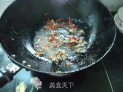 Make Scrambled mushrooms and swirl step 3