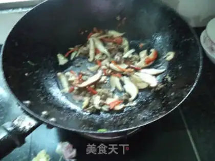 Make Scrambled mushrooms and swirl step 5
