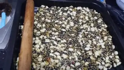 Make Peanut sesame sugar step 7