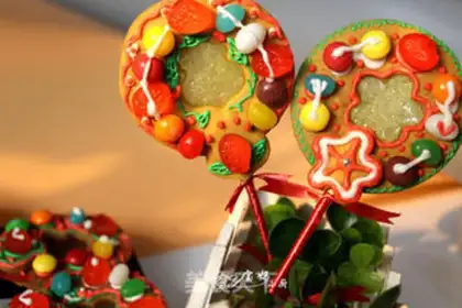 Make ♪ Fancy cookies and lollipop ♪ step 24