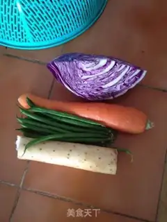 Make The Four Vegetables step 0