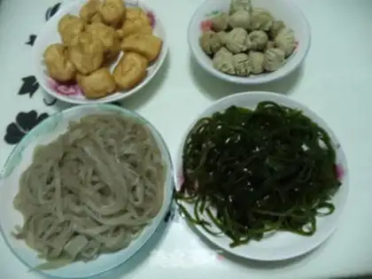 Make A seaband fan dumpling pan step 1