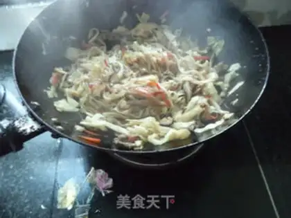Make Scrambled mushrooms and swirl step 11