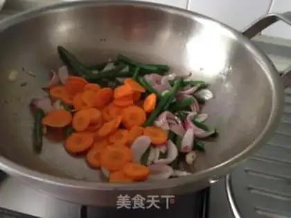 Make The Four Vegetables step 3