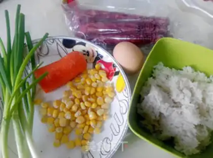 Make Egg fried rice step 0