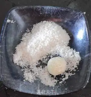 Make Protein coconut ball step 5
