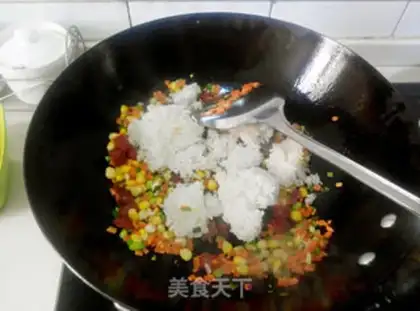 Make Egg fried rice step 4