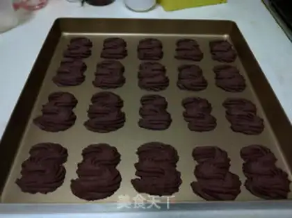 Make Vienna Coco Cookie step 10