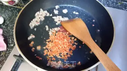 Make Plum fried rice step 1