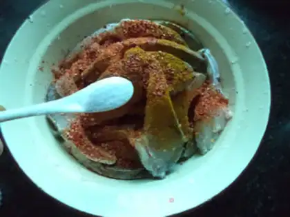 Make Curry chips step 5