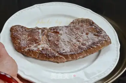 Make Black pepper steak step 4