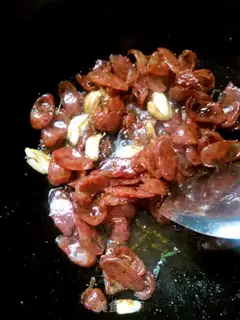 Make Pepper fried sausage step 6