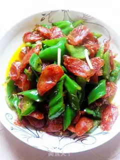 Make Pepper fried sausage step 10