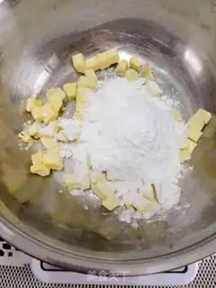 Make A pound cake of clot nuts step 0