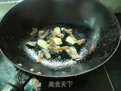 Make Ink fish steam intestines step 7