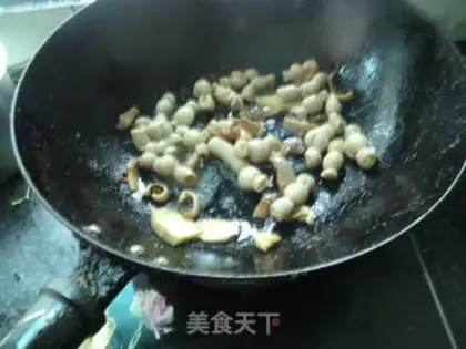 Make Ink fish steam intestines step 8