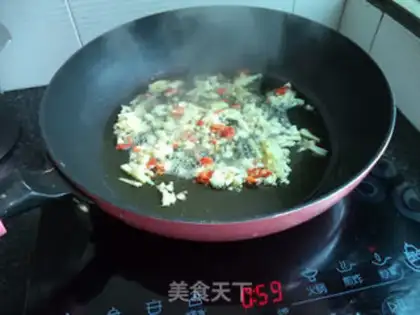 Make Garlic tofu step 2