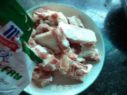Make The rice ribs step 1