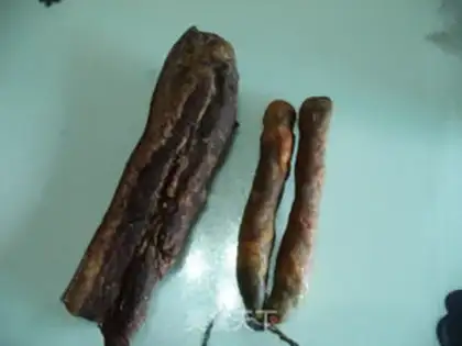 Make The salami with garlic step 0