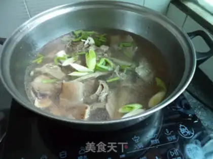 Make Ink fish and lamb soup step 14