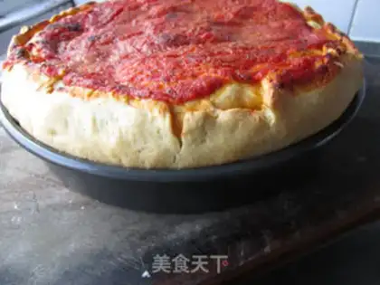 Make Chicago pie pizza step 19