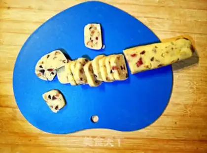 Make Cranberry date walnut cookies step 10