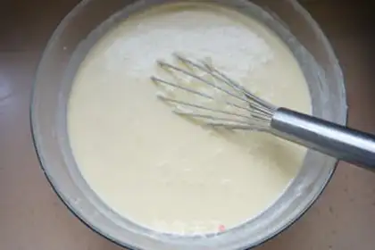 Make Vanilla magic cake step 5