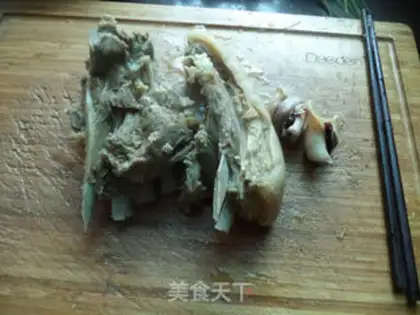 Make Tea and oil and lamb step 1