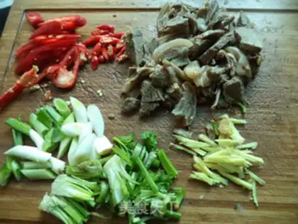 Make Tea and oil and lamb step 2