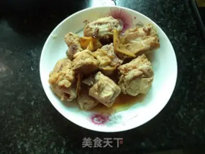 Make Lotus steamed ribs step 4
