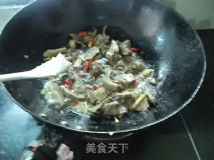 Make Tea and oil and lamb step 5