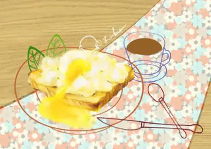 Make The protein fire clouds step 4