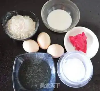 Make Cake rolls of flamingo step 0