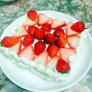 Make Strawberry chili cake step 5