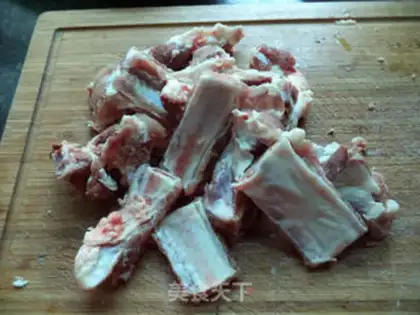 Make Red-tree rice ribs step 1