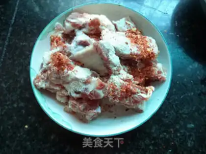 Make Red-tree rice ribs step 2