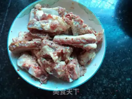 Make Red-tree rice ribs step 4