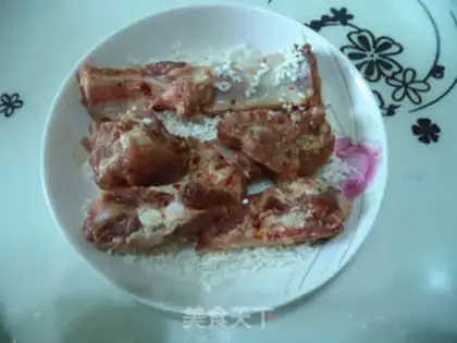 Make Red-tree rice ribs step 7