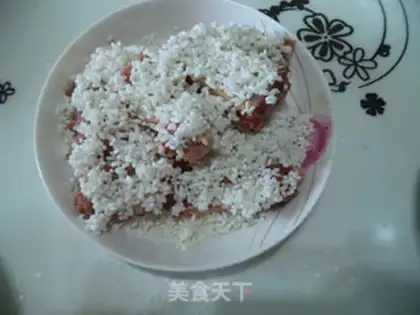 Make Red-tree rice ribs step 8