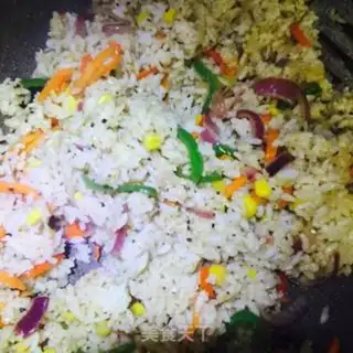 Make Black pepper steak, chicken leg rice step 7