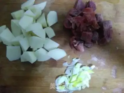Make Potato beef step 1